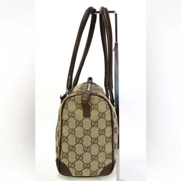 Gucci Beige and Brown Monogram Tote - Picture 4 of 16